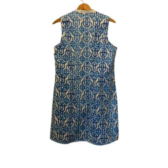 Mud Pie Women's Size L 12-14 Sleeveless Geometric Print One Piece Dress - Picture 11 of 16